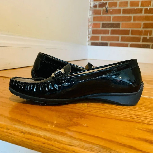 Mephisto 'Cool Air' Loafers Women's Shoes Patent Leather Slip On Moc Size 9 - Picture 4 of 14